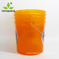5gallon food safe plastic bucket with lid dolly